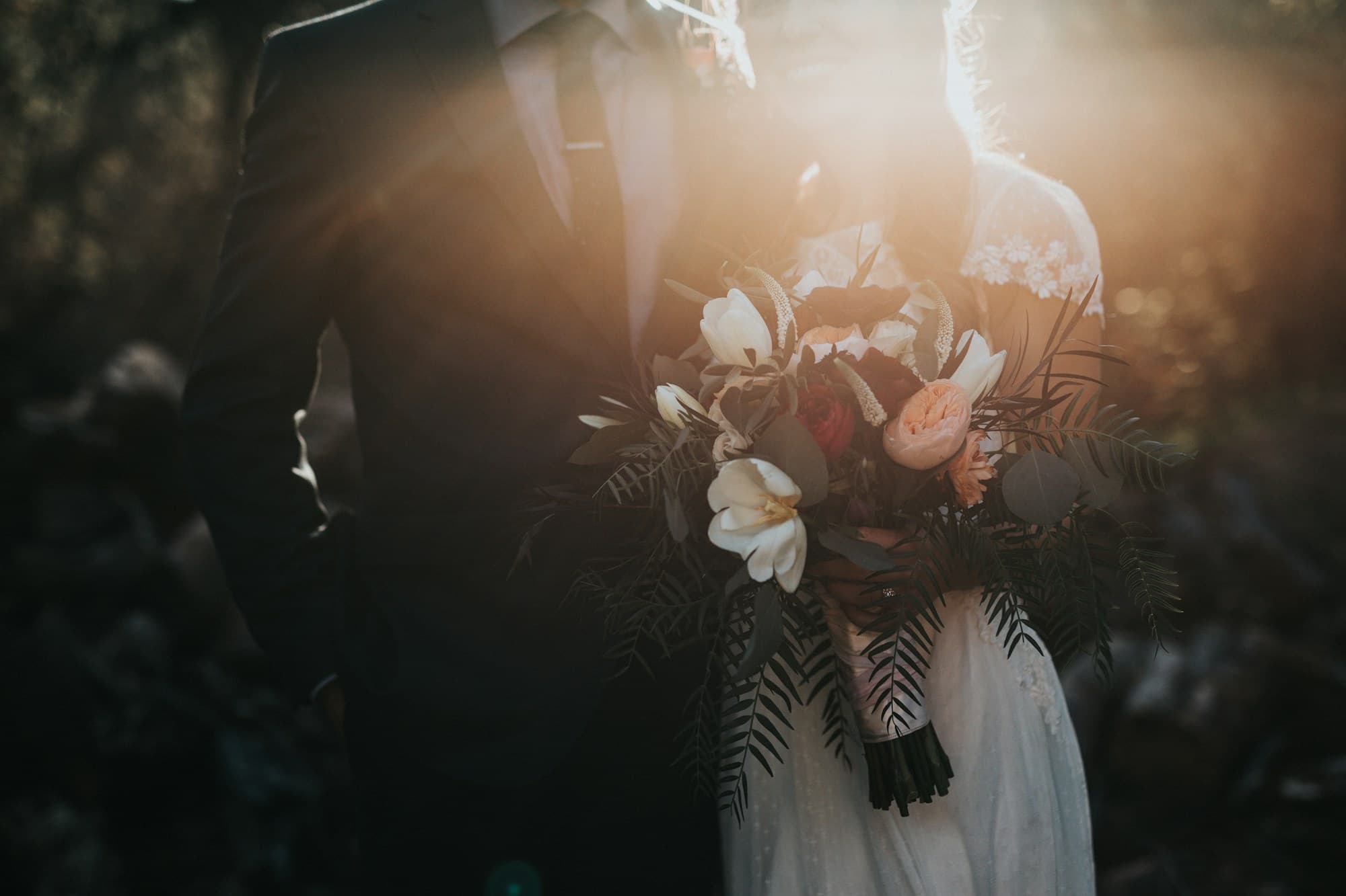 Elegant wedding celebration setting with soft natural light — atmospheric brand photography, not a Bali Considered client event